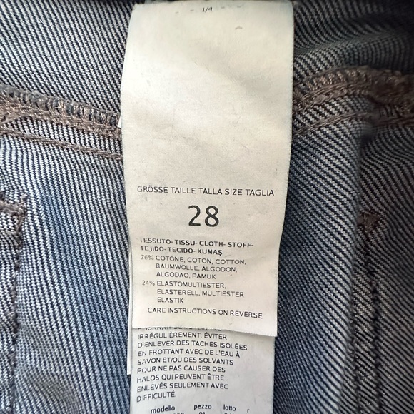 Sportmax Code Skinny Jeans Perfect Fit In Dark Denim Size 28 - Picture 8 of 10
